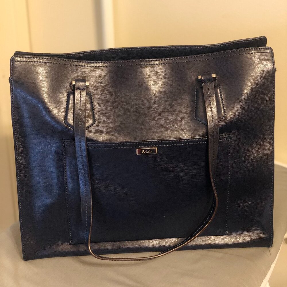 Ralph Lauren Navy Tote